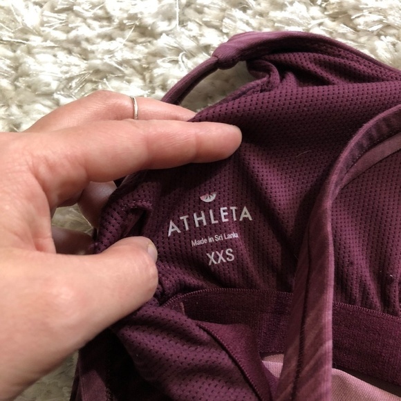 Athleta Alpine Optimism Maroon Tank Top - Picture 7 of 8